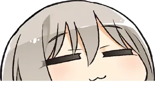 😌 emoji BADASS ANIME PACK Telegram sticker 7 of 118