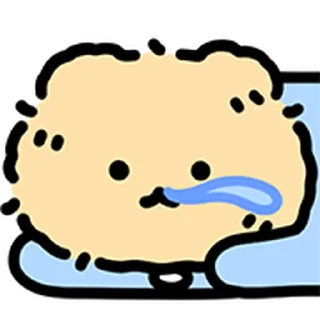 ⭐ emoji 조그만 망그러진 곰 @moe_sticker_bot Telegram sticker 21 of 35