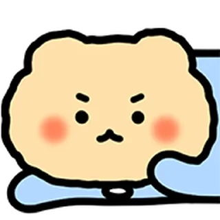 ⭐ emoji 조그만 망그러진 곰 @moe_sticker_bot Telegram sticker 22 of 35