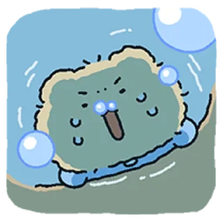 ⭐ emoji 꼬질 망그러진 곰 2 @moe_sticker_bot Telegram sticker 3 of 23