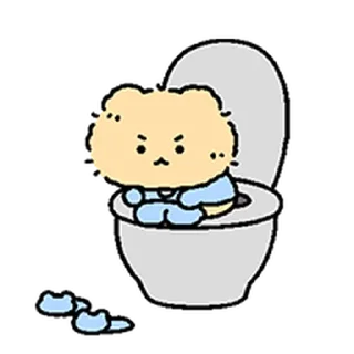 ⭐ emoji 꼬질 망그러진 곰 2 @moe_sticker_bot Telegram sticker 6 of 23