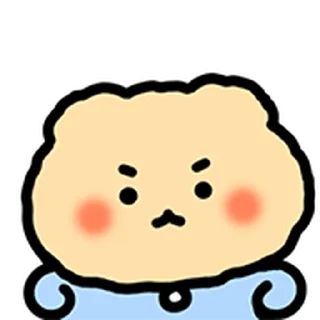 ⭐ emoji 조그만 망그러진 곰 @moe_sticker_bot Telegram sticker 11 of 35
