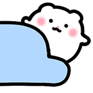 ⭐ emoji 조그만 망그러진 곰 @moe_sticker_bot Telegram sticker 24 of 35