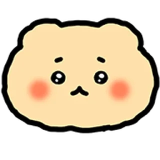 ⭐ emoji 조그만 망그러진 곰 @moe_sticker_bot Telegram sticker 8 of 35