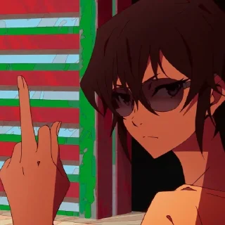 🖕 emoji 女の子Emotions 2 // @ZoldyckStickers Telegram sticker 20 of 51