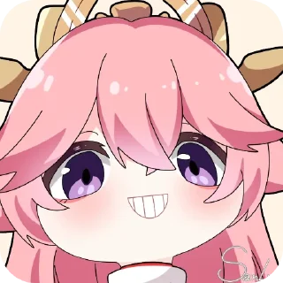 💇 emoji 狐狸专属神子贴纸（Q） Telegram sticker 4 of 18