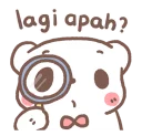 🧐 emoji BearPlease: Pop-up Stickers @bistic Telegram sticker 19 of 24