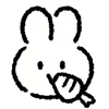 🐰 emoji ₍ 𐌏ffiᥴᥱ W᧐rκᥱr Rᥲδδiᴛ ₎ ˚₊· ♡ @mewsticks Telegram sticker 2 of 40
