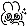 🐰 emoji ₍ 𐌏ffiᥴᥱ W᧐rκᥱr Rᥲδδiᴛ ₎ ˚₊· ♡ @mewsticks Telegram sticker 13 of 40