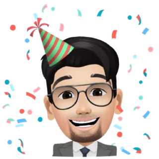 🎉 emoji DoT expression Telegram sticker 13 of 53