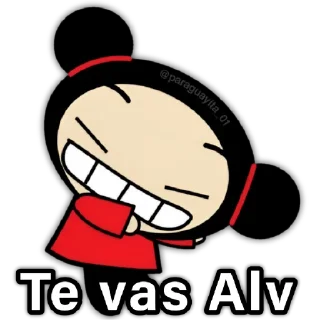 😀 emoji ❤️👧🏻 Pucca y Garu 👦🏻❤️ Telegram sticker 22 of 24