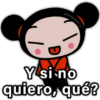 😀 emoji ❤️👧🏻 Pucca y Garu 👦🏻❤️ Telegram sticker 19 of 24