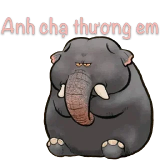 🫥 emoji Mr.T Telegram sticker 16 of 91