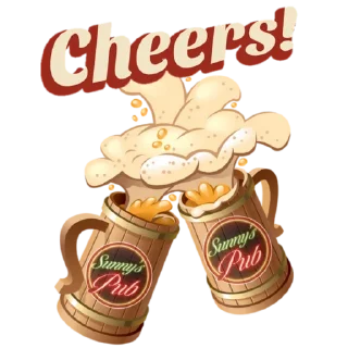 🍻 emoji Sunnys Pub Telegram sticker 5 of 9