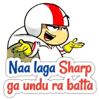 😎 emoji Kick Buttowski | @StickersTelugu Telegram sticker 16 of 25