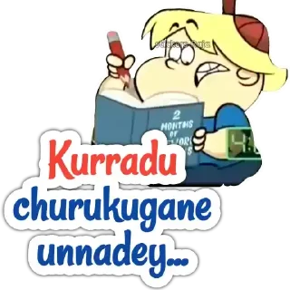 😌 emoji Kick Buttowski | @StickersTelugu Telegram sticker 14 of 25
