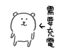 Sticker from 對自己吐槽的白熊4