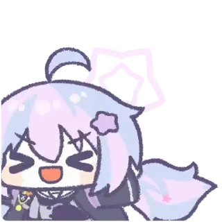 ⭐ emoji 몰?루 몰?루 블루 아카이브 @moe_sticker_bot Telegram sticker 14 of 24