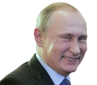 😁 emoji Vladimir Putin @Stickersey Telegram sticker 5 of 45