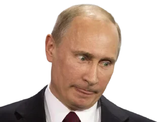 🥴 emoji Vladimir Putin @Stickersey Telegram sticker 20 of 45