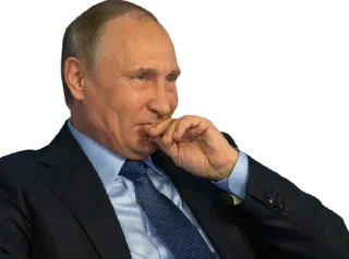 😊 emoji Vladimir Putin @Stickersey Telegram sticker 8 of 45