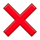 ❌ emoji Premium Emoji Telegram sticker 20 of 186