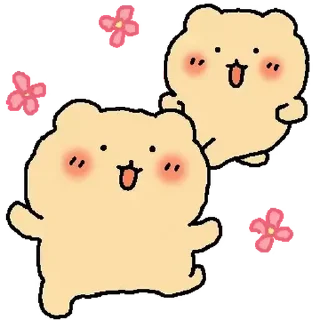 Sticker from 망그러진 곰 5 @moe_sticker_bot