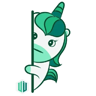 😟 emoji Unicorn Telegram sticker 18 of 20