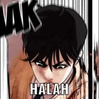 😠 emoji Lookism Telegram sticker 19 of 53