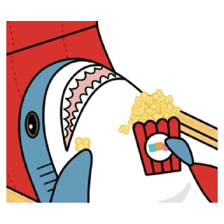 🦈 emoji 鯊鯊梗圖 Telegram sticker 15 of 59