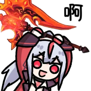 ⭐ emoji 自用 炸虾🍤 表情包 Telegram sticker 6 of 112