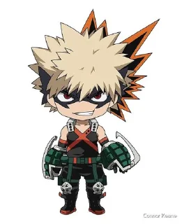 Sticker from MHA Chibi @AnimeStickersChibi