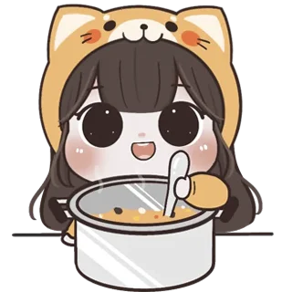😀 emoji @waesticker Baby Chubby Girl x Meow Telegram sticker 18 of 41