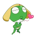 😘 emoji Keroro Cartoon capture Telegram sticker 11 of 42