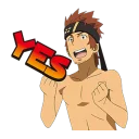 Sticker from Sword art online LINE stickers