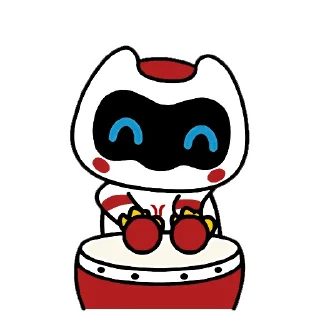 🥁 emoji 羊角 @GZMTR_Stickers Telegram sticker 17 of 96