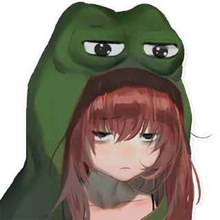 😪 emoji Anime Anxiety - @Otakuzdream Telegram sticker 13 of 112