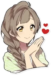 😍 emoji Anime Anxiety - @Otakuzdream Telegram sticker 19 of 112