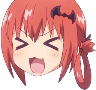 😆 emoji Anime Anxiety - @Otakuzdream Telegram sticker 22 of 112