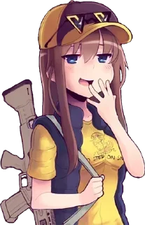 🤭 emoji Anime Anxiety - @Otakuzdream Telegram sticker 12 of 112