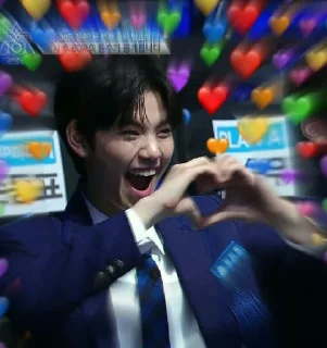 Sticker from produce x 101 meme @monfichier