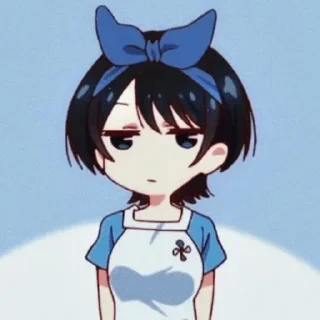 😑 emoji Ruka Sarashina - @Otakuzdream Telegram sticker 18 of 72
