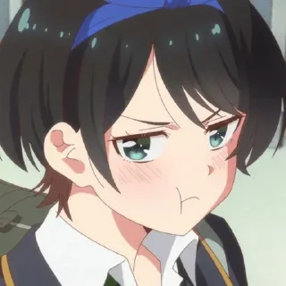 😕 emoji Ruka Sarashina - @Otakuzdream Telegram sticker 8 of 72
