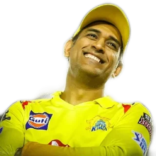 😊 emoji MS DHONI @THE_FRIENDS_ADDA — @stckrRobot Telegram sticker 15 of 120