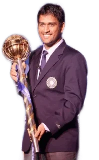 🥰 emoji MS DHONI @THE_FRIENDS_ADDA — @stckrRobot Telegram sticker 7 of 120