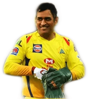 😄 emoji MS DHONI @THE_FRIENDS_ADDA — @stckrRobot Telegram sticker 6 of 120