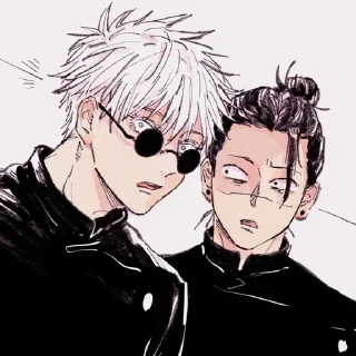 😱 emoji Jujutsu Kaisen • @xxyuji • @Grup_Anime_Chat Telegram sticker 1 of 30