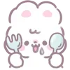 🤍 emoji ㅤㅤ         @stikie   및   @paaci Telegram sticker 20 of 40