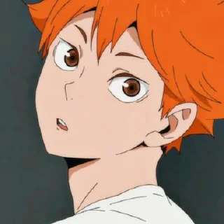 🍊 emoji Hinata Shoyo @DiarySticker Telegram sticker 18 of 59