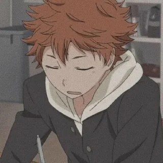 🍊 emoji Hinata Shoyo @DiarySticker Telegram sticker 19 of 59